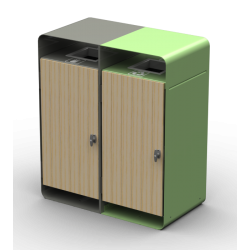 Grange Double Recycler Bin